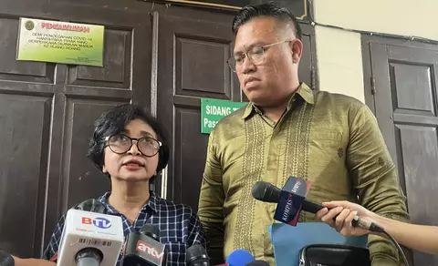 Kuasa hukum mantan pacar Mario Dandy Satriyo, Anastasia Pretya Amanda, Erick F Sibuea di Pengadilan Negeri Jakarta Selatan, Selasa 27 Juni 2023.