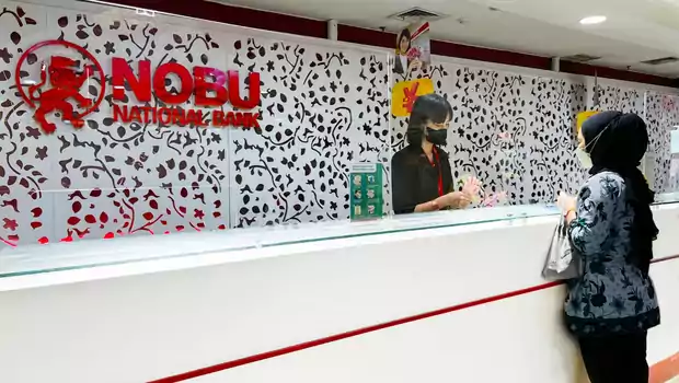 Ilustrasi layanan Nobu Bank. 