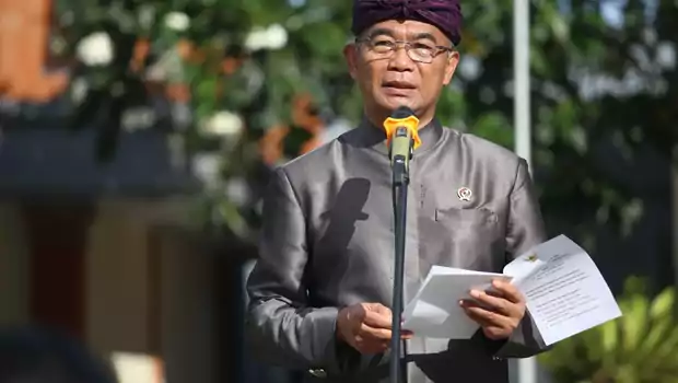 Menteri Koordinator Bidang Pembangunan Manusia dan Kebudayaan (Menko PMK) Muhadjir Effendy.