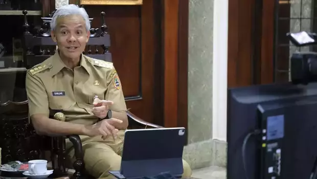 Gubernur Jawa Tengah Ganjar Pranowo.