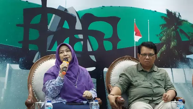 Wakil Ketua Komisi IX DPR Kurniasih Mufidayanti pada acara dialog bertemakan: 