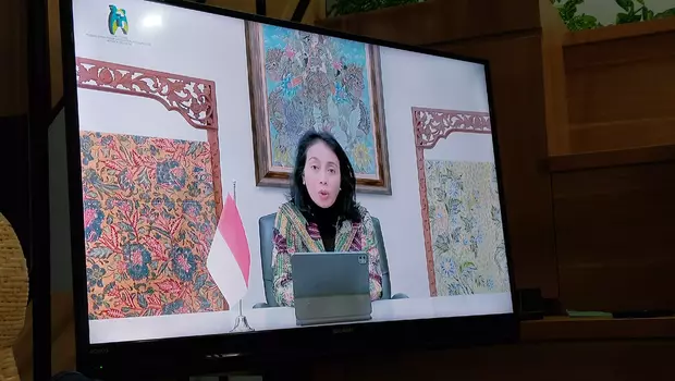 Acara “Media Talk KPPPA” di Kantor Kementerian Pemberdayaan Perempuan dan Perlindungan Anak (KPPPA), Jakarta, Kamis 23 Februari 2023