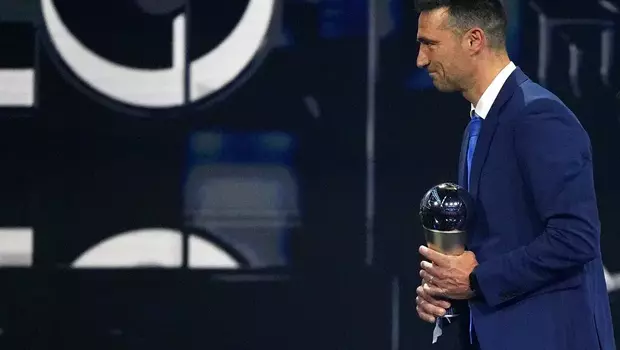 Pelatih Timnas Argentina Lionel Scaloni dinobatkan sebagai pelatih terbaik FIFA 2022 dalam acara yang digelar di Paris, Selasa pagi WIB, 28 Februari 2023.