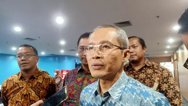 Wakil Ketua KPK Alexander Marwata di Gedung Pusat Edukasi Antikorupsi, KPK, Jakarta, Selasa (28/2/2023).