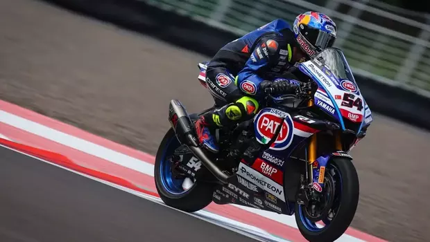 Dok Dorna pembalap Pata Yamaha Prometeon, Toprak Razgatlioglu meraih Superpole WSBK Mandalika, Sabtu 4 Maret 2023.