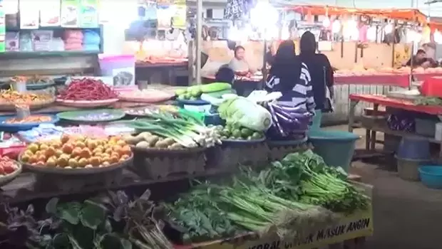 Menjelang bulan Ramadan, harga rempah di Pasar Liluwo, Kota Gorontalo mulai mengalami lonjakan harga, Minggu, 5 Maret 2023.