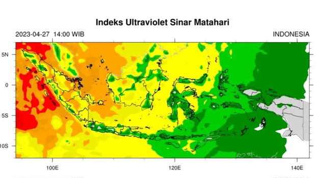 Siap-siap, Indeks UV Hari Ini Masih Tinggi hingga Ekstrem