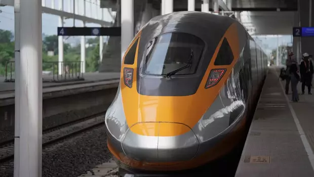 Uji coba Kereta Cepat Jakarta Bandung (KCJB), Minggu 28 Mei 2023