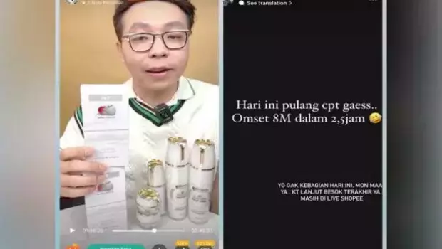 Sumber: Shopee Live & Instagram @dr.richard_lee