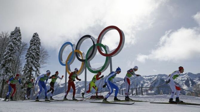 Olimpiade Musim Dingin di Sochi, Rusia, Februari 2014.
