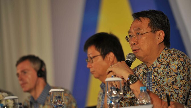 President Commissioner PT Astra Aviva Life Gunawan Geniusahardja. BeritaSatu Photo/Mohammad Defrizal