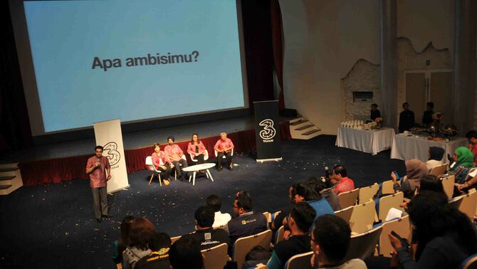 Suasana media gathering Festival #Ambisiku H3I di Jakarta, Rabu (30/3/2016). BeritaSatu Photo/Mohammad Defrizal