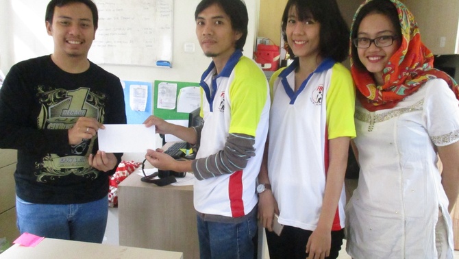 Penyerahan donasi FBC 