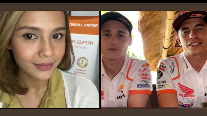 Pembalap MotoGP Marc Marquez dan Pol Espargaro meminta Angie Ang untuk memasak nasi goreng untuk kemudian diberikan saat mereka bertemu di Mandalika. Marc Marquez tidak suka nasi goreng yang pedas, sementara Pol Espargaro mengaku lupa nama makanan yang disukainya itu.