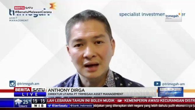 Direktur Utama PT Trimegah Asset Management Antony Dirga