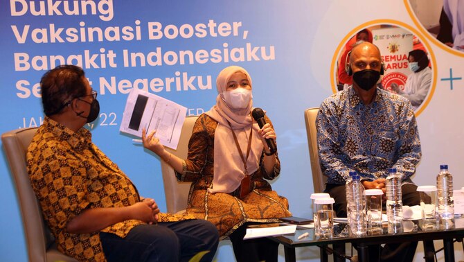 Seminar Publik Dukung Vaksinasi Booster, Bangkit Indonesiaku Sehat Negeriku