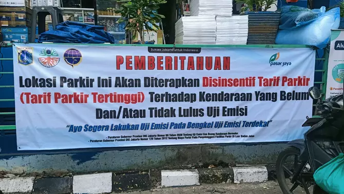 Tarif Parkir Disinsentif di 24 Lokasi di Jakarta Berlaku mulai Hari Ini 1 Oktober 2023