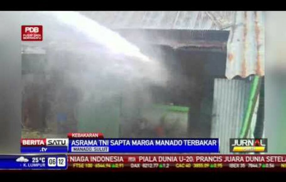 Asrama Tni Sapta Marga Manado Terbakar 4083