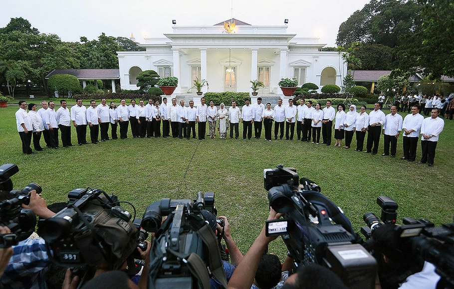 Susunan Lengkap Kabinet Kerja Jokowi-JK