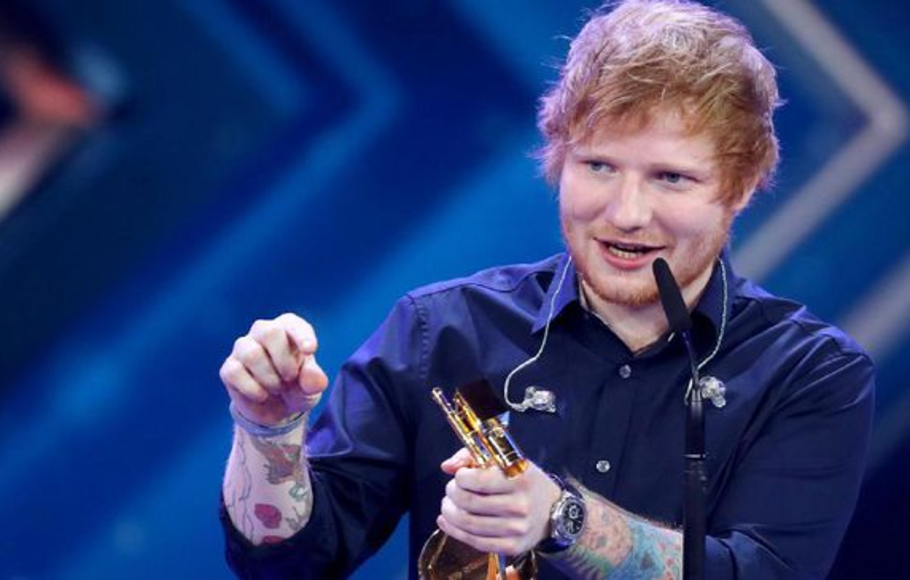 Ed Sheeran Dinobatkan Sebagai Penyanyi Terlaris Di Dunia