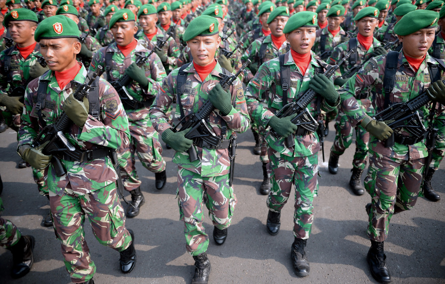 Ilustrasi prajurit TNI.