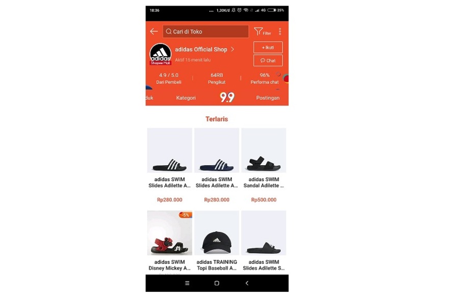 Mudahkan Konsumen, Adidas Kini Hadir di Shopee