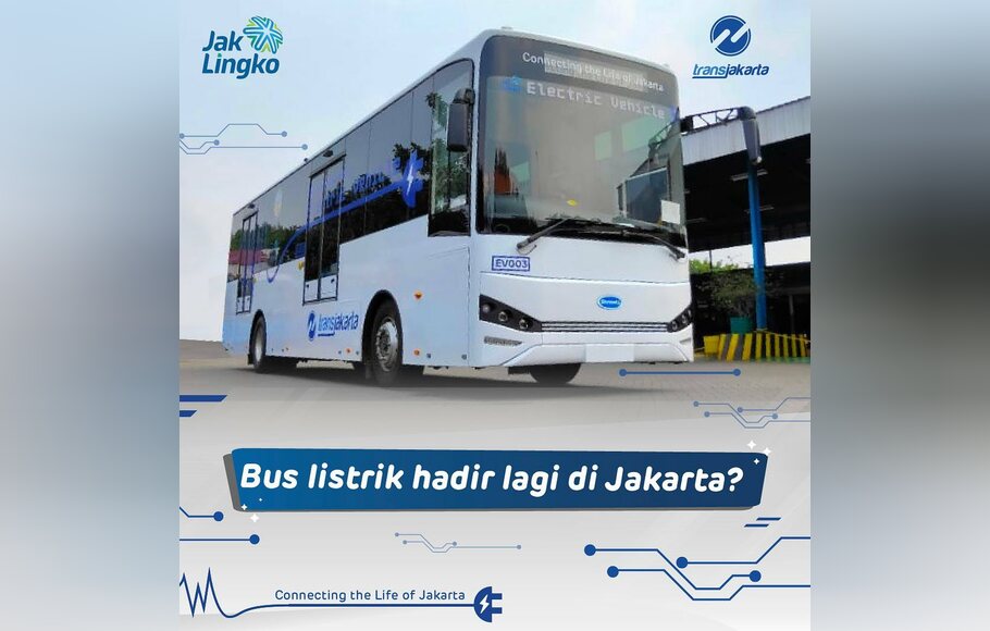 Direncanakan Beroperasi 2021, Bus Listrik Transjakarta Jalani Pra-Uji Coba