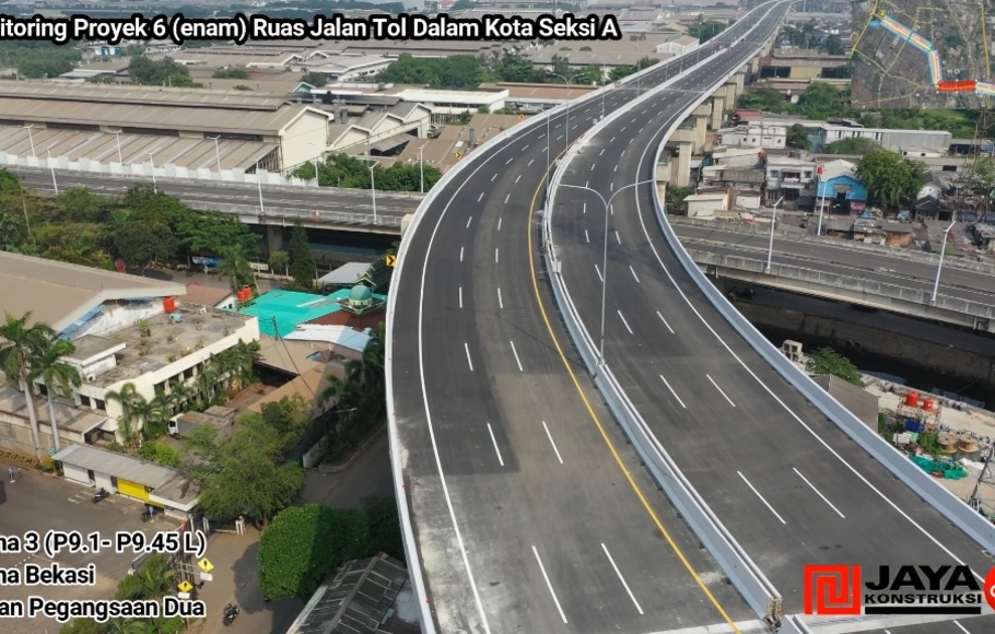 6 Ruas Tol Dalam Kota Jakarta Seksi Kelapa Gading Pulo Gebang Selesai