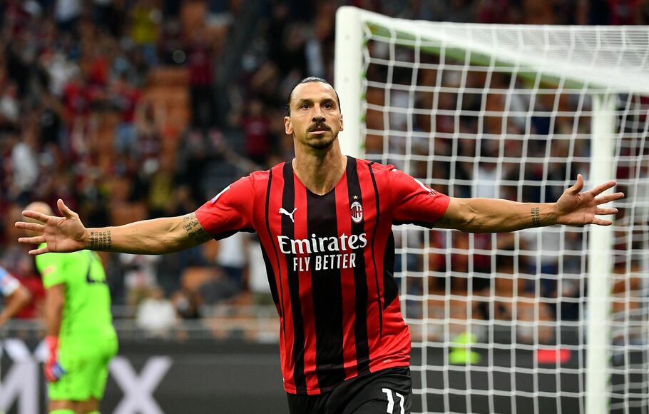 Ibrahimovic penjaring gol paling tua Serie A