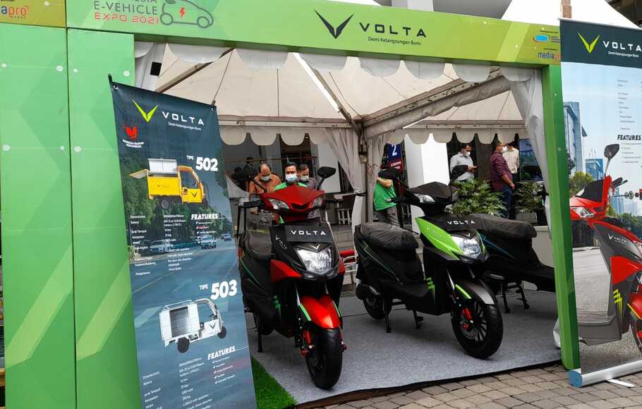PT Volta Indonesia Semesta (Volta), produsen kendaraan listrik ramah
lingkungan, meramaikan Indonesia E- Vehicle Expo 2021 yang berlangsung di Area Outdoor Ciwalk Mall, Bandung 2-4 November 2021. 