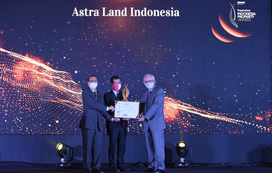 Astra Land Indonesia setelah meraih empat penghargaan dalam ajang Indonesia Property Awards 2021