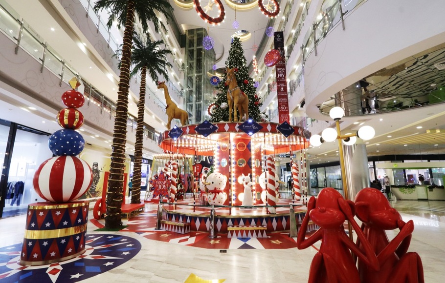 Dekorasi Christmas Carnival Semarakan Natal di Central Park dan Neo