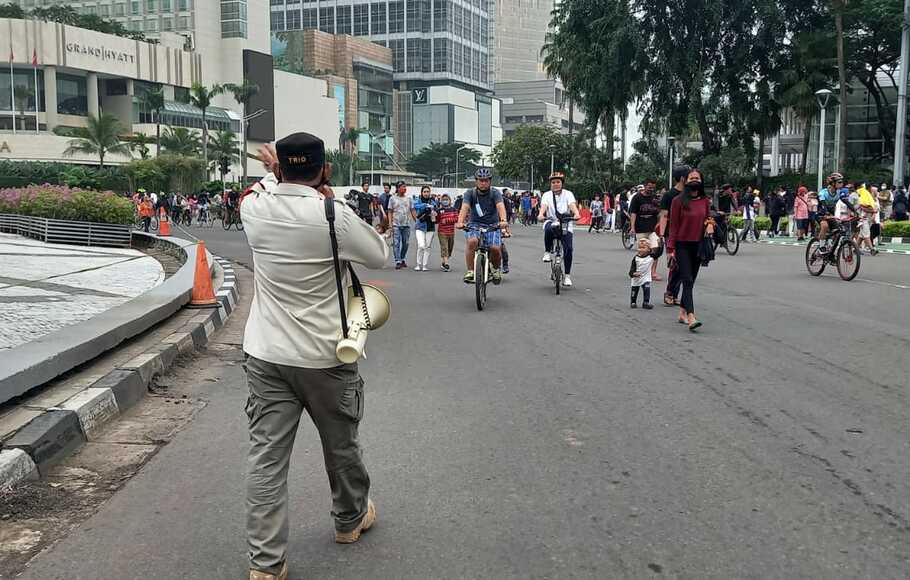 Dibuka Lagi, Car Free Day Dipadati Pengunjung