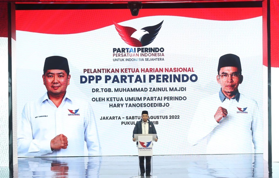 Tgb Zainul Majdi Jadi Ketua Harian Nasional Perindo 3704