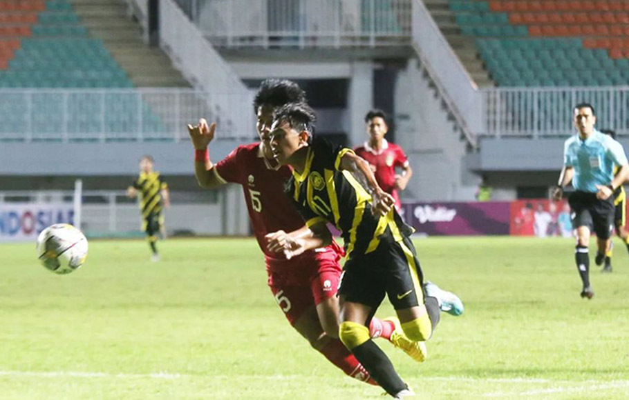 Babak Pertama, Timnas U-17 Indonesia Tertinggal 0-5 Dari Malaysia