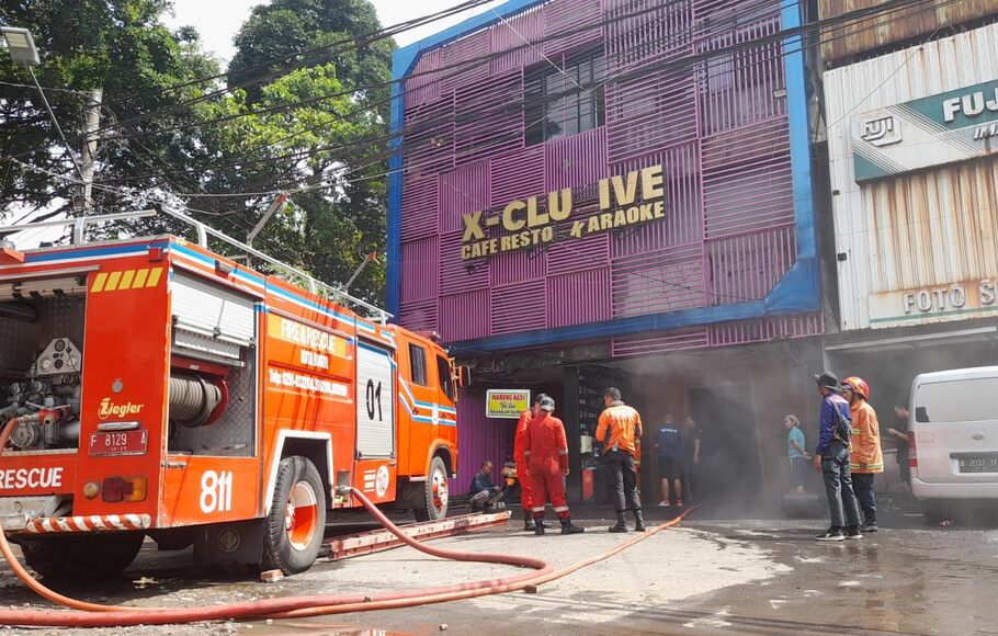 Korsleting, Tempat Hiburan Malam Di Bogor Terbakar