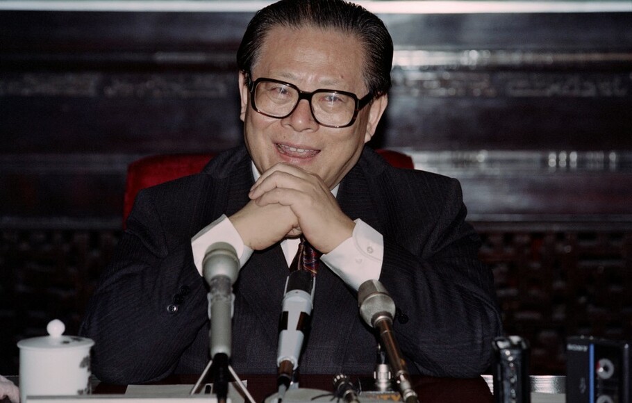 Mantan Presiden Tiongkok, Jiang Zemin.