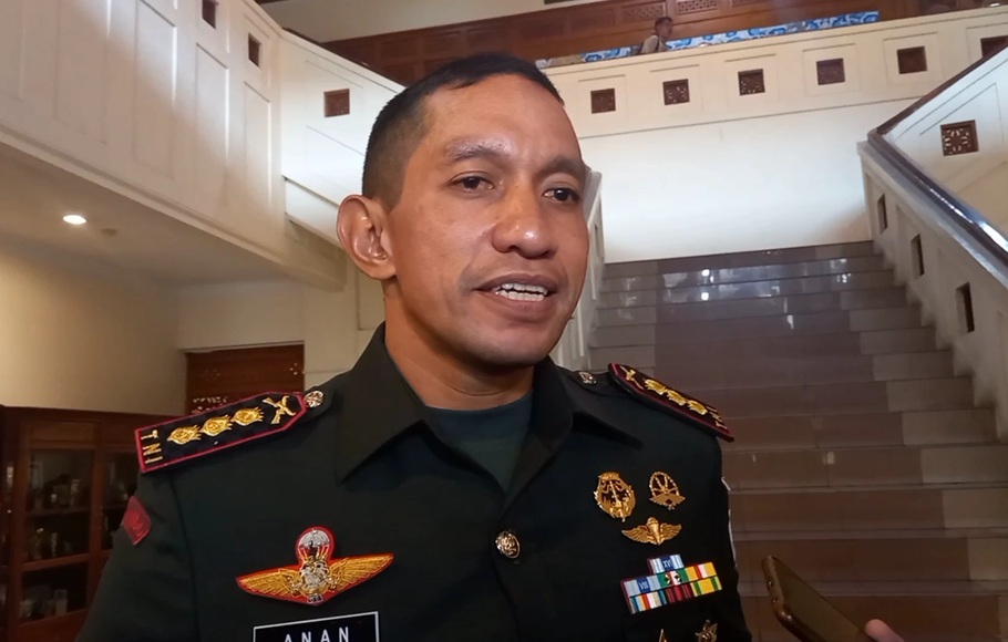 Danrem 074/ Warastratama, Kolonel Inf Anan Nurakhman setelah rapat kordinasi pernikahan Kaesang Pangarep dan Erina Gudono di Balai Kota Solo, Senin, 5 Desember 2022.