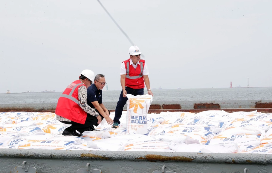 Jaga Stabilitas Harga Beras, 200 Ribu Ton Bulog Tiba Di Tanjung Priok