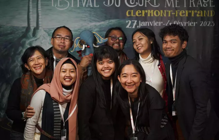 Delegasi Indonesian Entourage di Clermont-Ferrand Short Film Festival