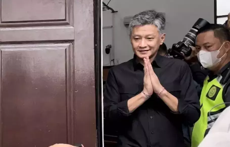 Terdakwa kasus perintangan penyidikan atau obstruction of justice tewasnya Brigadir J, Hendra Kurniawan, Senin 27 Februari 2023.