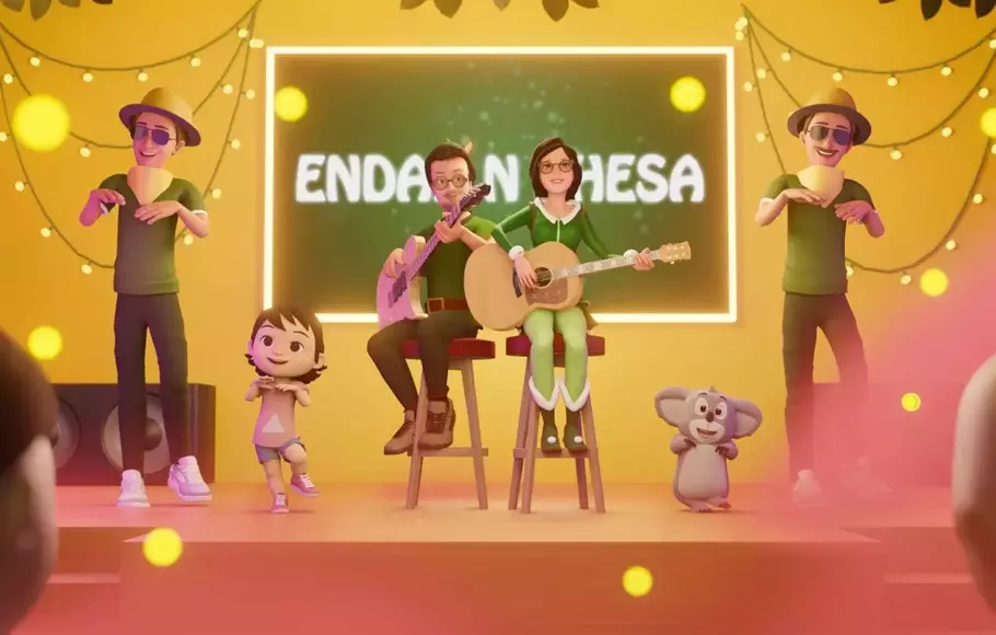 Animasi 3D lagu anak yang dikeluarkan Hoala & Koala and Friends.