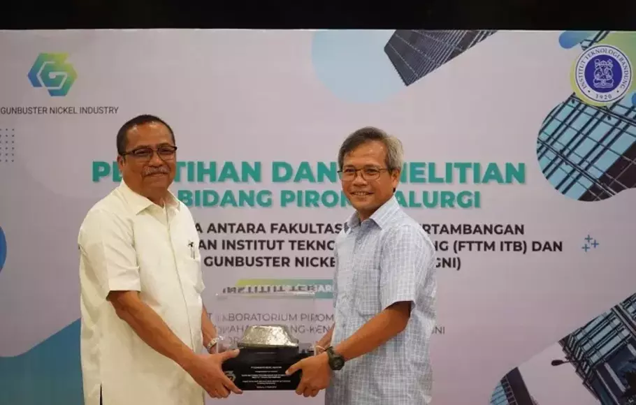 Perusahaan smelter nikel PT Gunbuster Nickel Industry (GNI) bekerja sama dengan Fakultas Teknik Pertambangan dan Perminyakan Institut Teknologi Bandung (FTTM ITB) menggelar pelatihan dan penelitian di Bidang Pirometalurgi secara online pada 21 Maret 2023.
