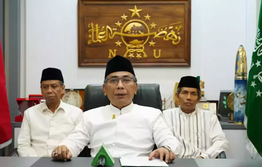 Ketua Umum Pengurus Besar Nahdlatul Ulama (PBNU), KH Yahya Cholil Staquf atau Gus Yahya.