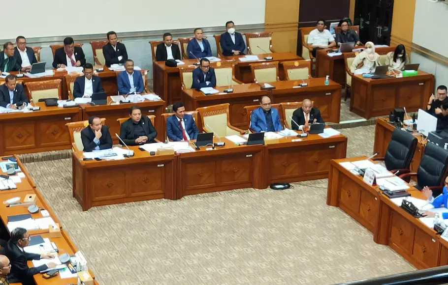 Komisi III DPR RI menggelar rapat dengar pendapat (RDP) dengan Komite Koordinasi Nasional Pencegahan dan Pemberantasan Tindak Pidana Pencucian Uang (TPPU), Rabu, 29 Maret 2023.