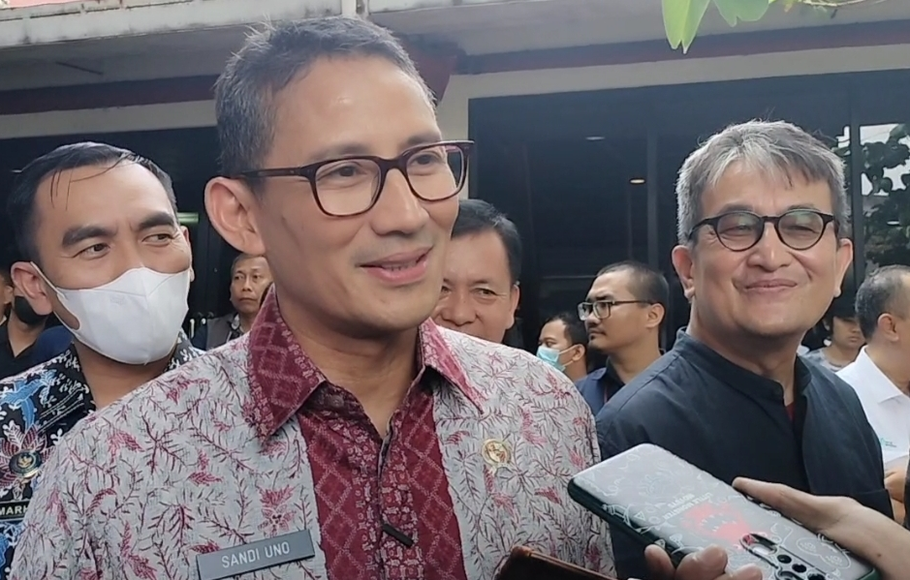 Menteri Pariwisata dan Ekonomi Kreatif (Menparekraf), Sandiaga Uno.