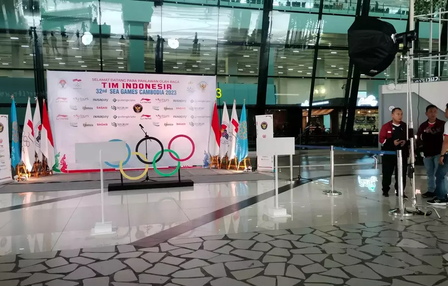 Begini Suasana Bandara Soekarno-Hatta Jelang Kedatangan Timnas Sepak Bola