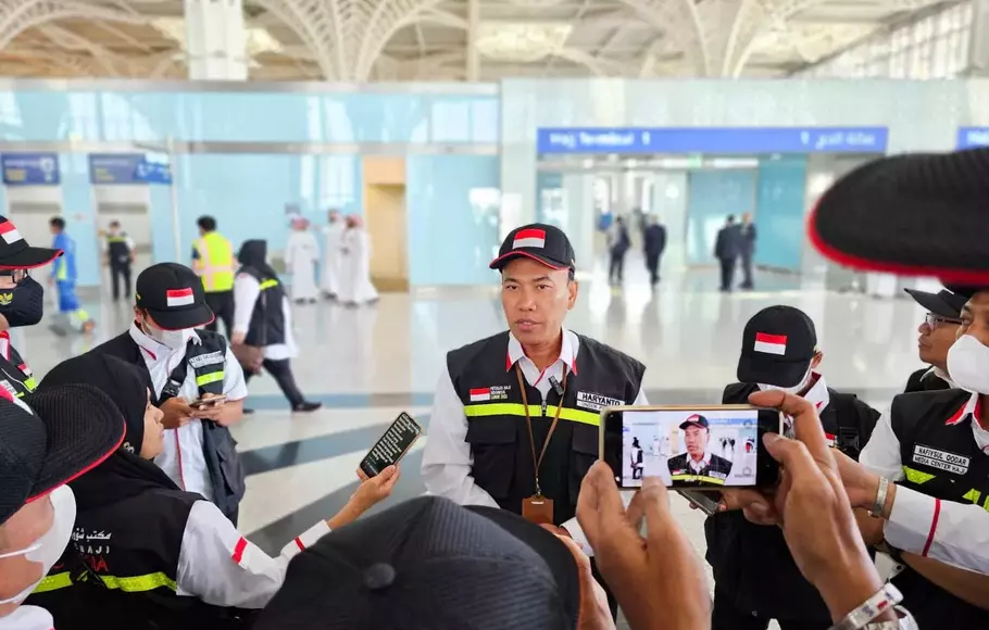 Kepala Daerah Kerja (Kadaker) Bandara Panitia Penyelenggara Haji Indonesia (PPIH) Haryanto.