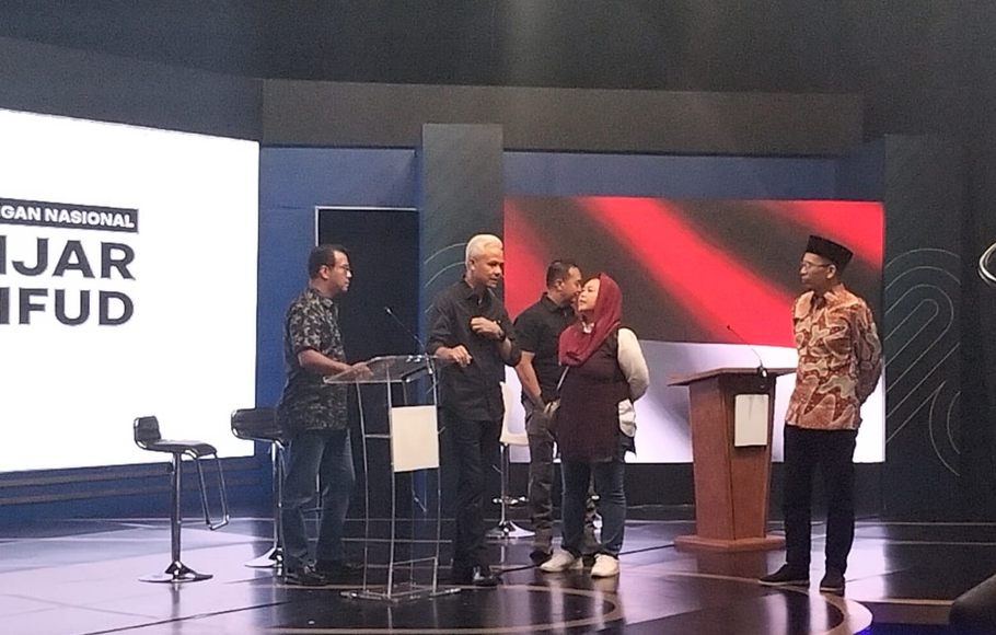 Bertemu TPN, Ganjar-Mahfud Bahas Persiapan Debat Pilpres 2024