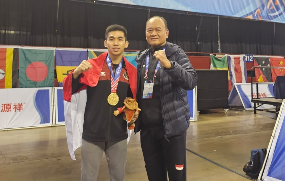 Indonesia Sabet 3 Medali Pada Kejuaraan Dunia Wushu di AS